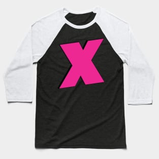 Letter X Baseball T-Shirt